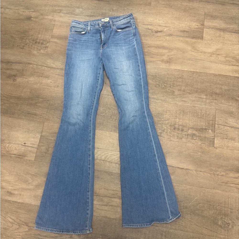 L'AGENCE Sky Blue Boot Cut Jeans